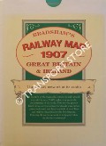 Book cover of Bradshaw's Railway Map Great Britain & Ireland 1907 by Henry Blacklock & Co.